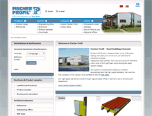 Tablet Screenshot of fischerprofil.com